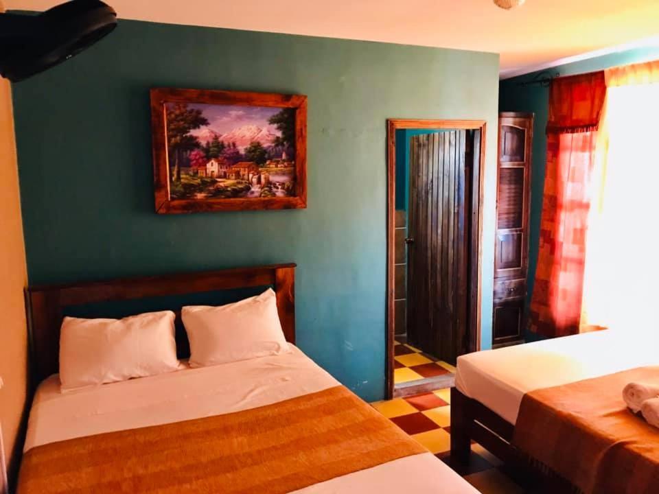 Hotel El Almendro Copan Bagian luar foto
